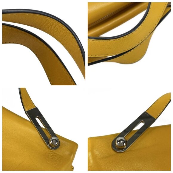 LOEWE Missy Small  Yellow Nappa Leather - Handbag 927-072225 - Picture 7 of 14